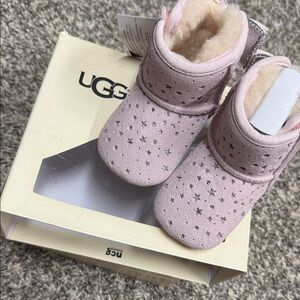 UGG Baby Pink Starry Boots